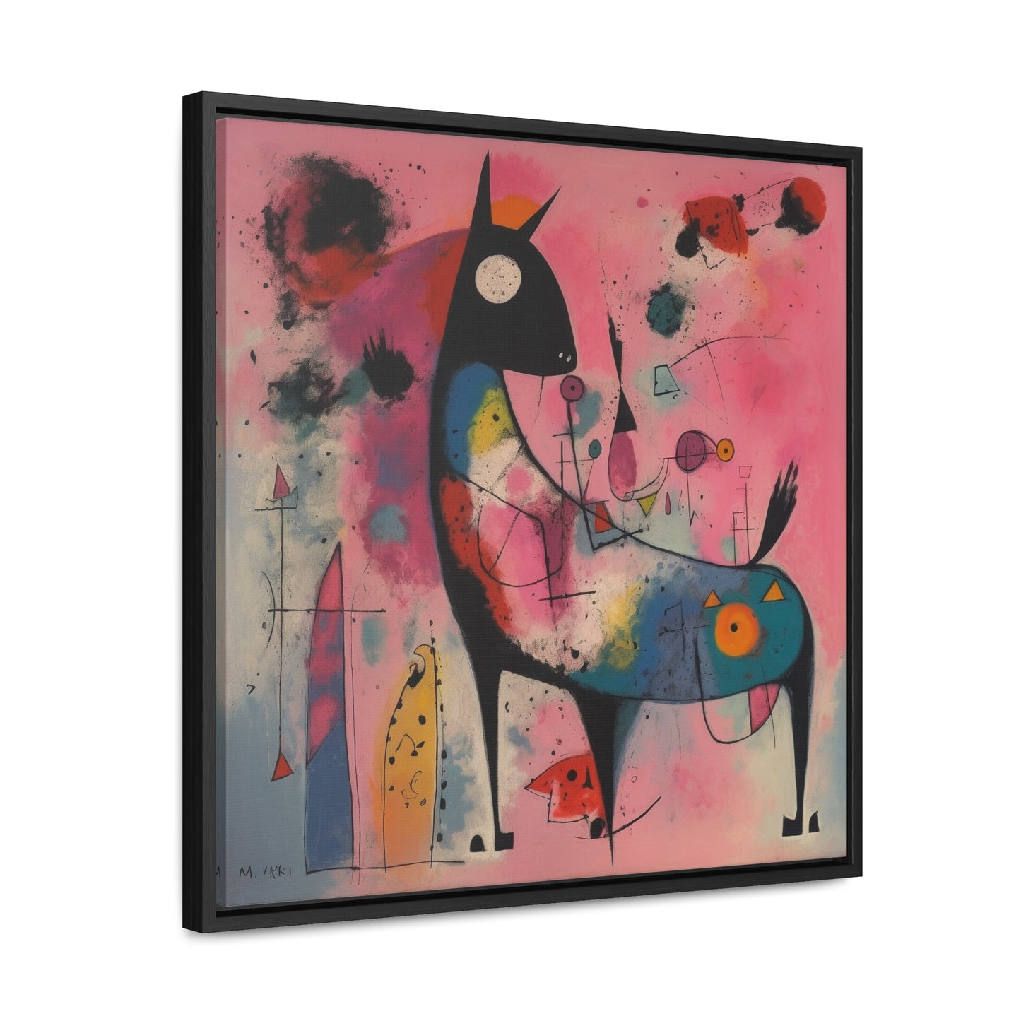 The Dreams of the Child 64, Gallery Canvas Wraps, Square Frame