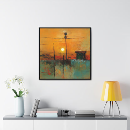 Land of the Sun 49, Valentinii, Gallery Canvas Wraps, Square Frame