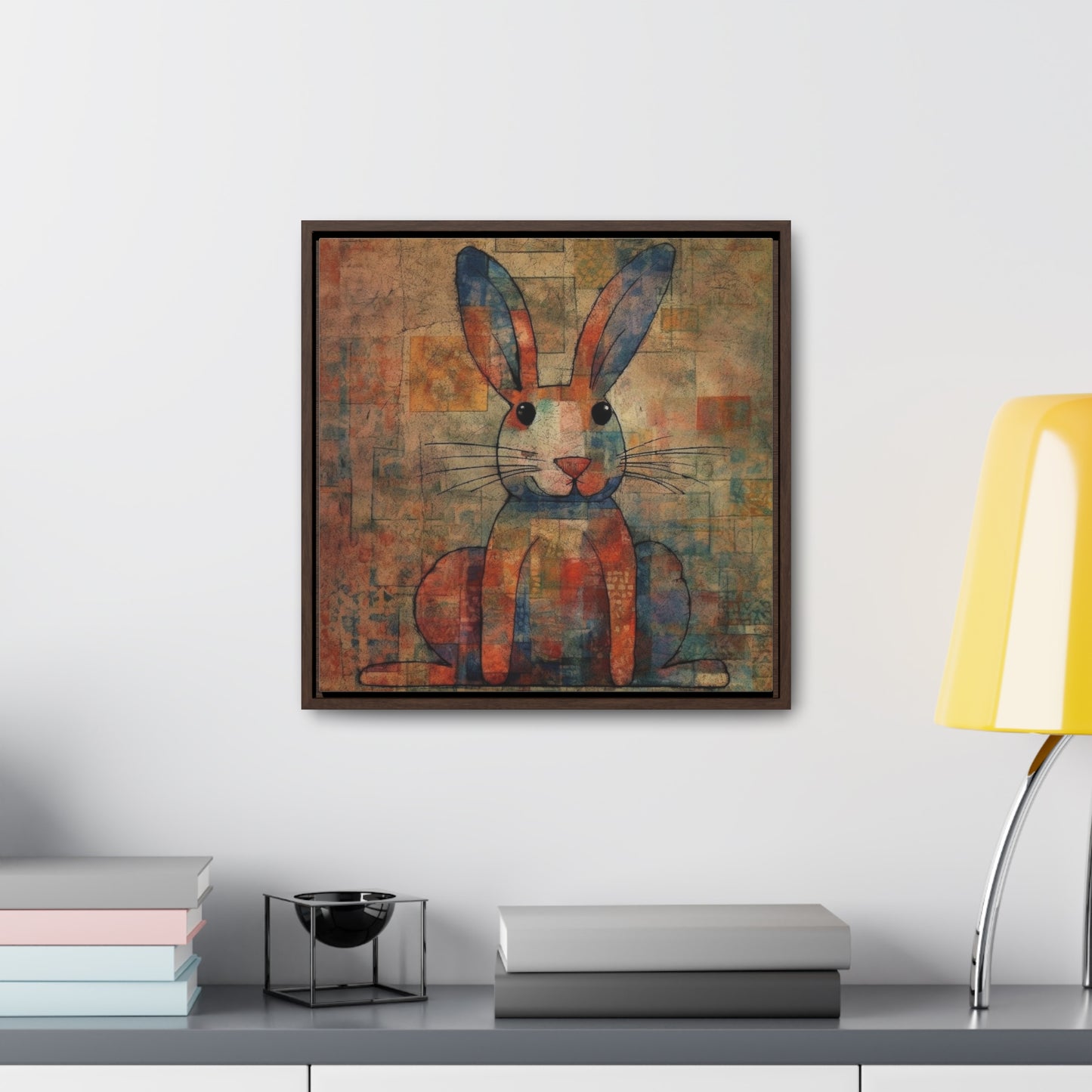 Rabbit 33, Gallery Canvas Wraps, Square Frame