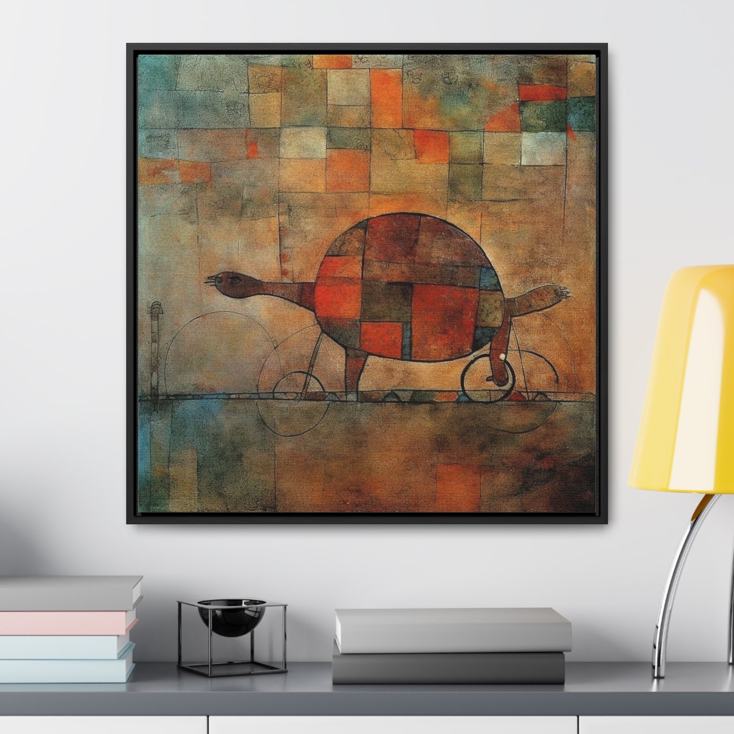 Turtle 11, Gallery Canvas Wraps, Square Frame