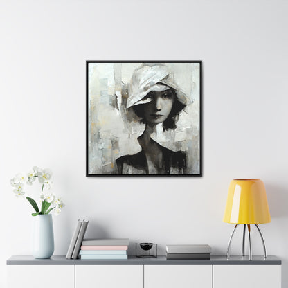 Forgotten face, Valentinii, Gallery Canvas Wraps, Square Frame