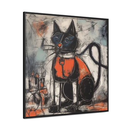 Cat 35, Gallery Canvas Wraps, Square Frame