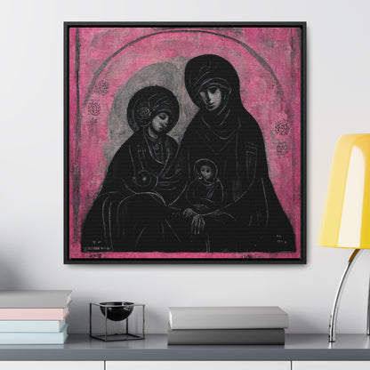 Mary and the Child 9, Valentinii, Gallery Canvas Wraps, Square Frame