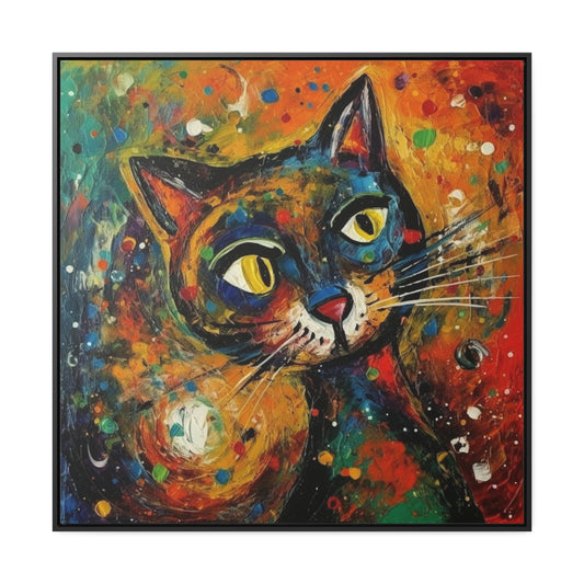 Cat 131, Gallery Canvas Wraps, Square Frame