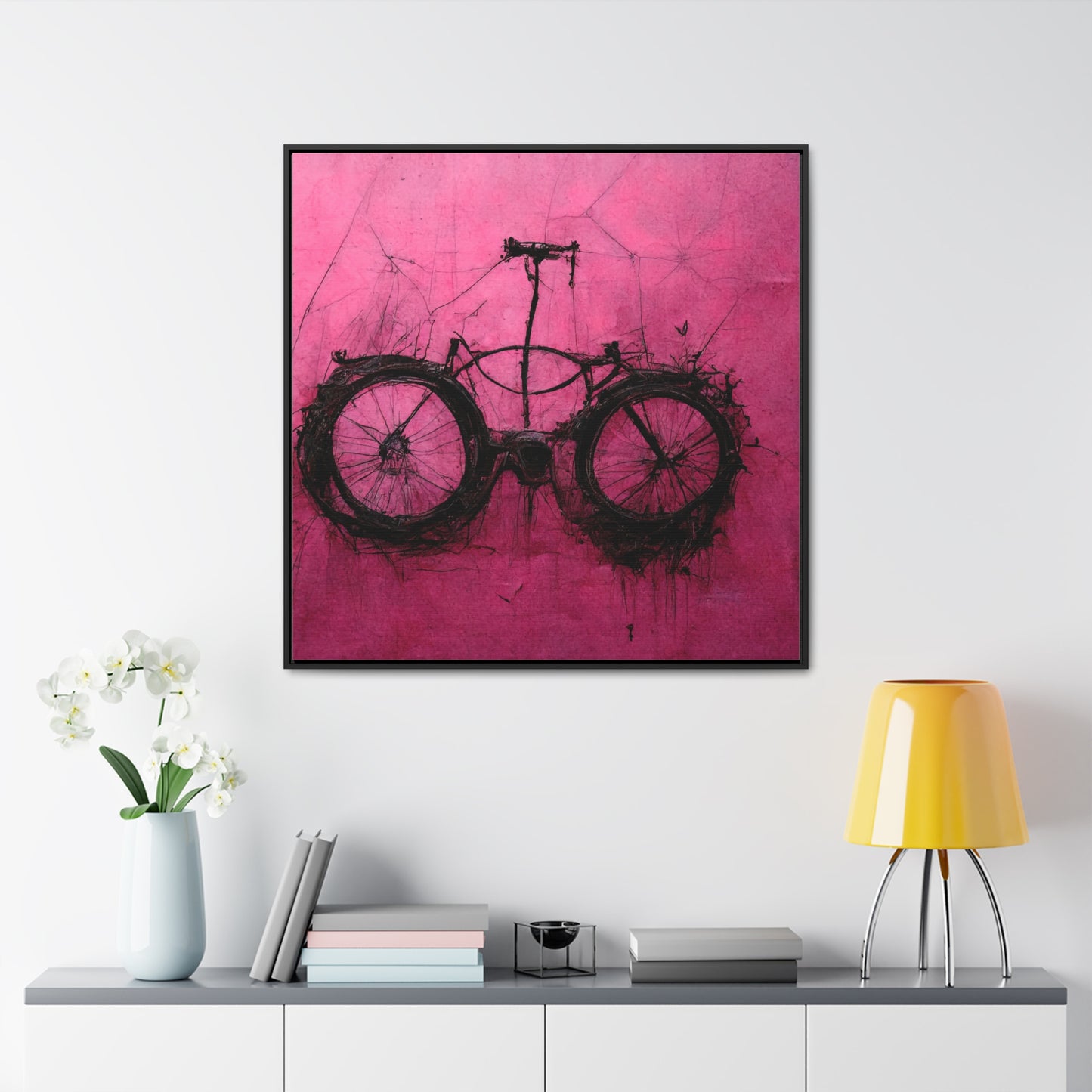 Bicycle 3, Valentinii, Gallery Canvas Wraps, Square Frame