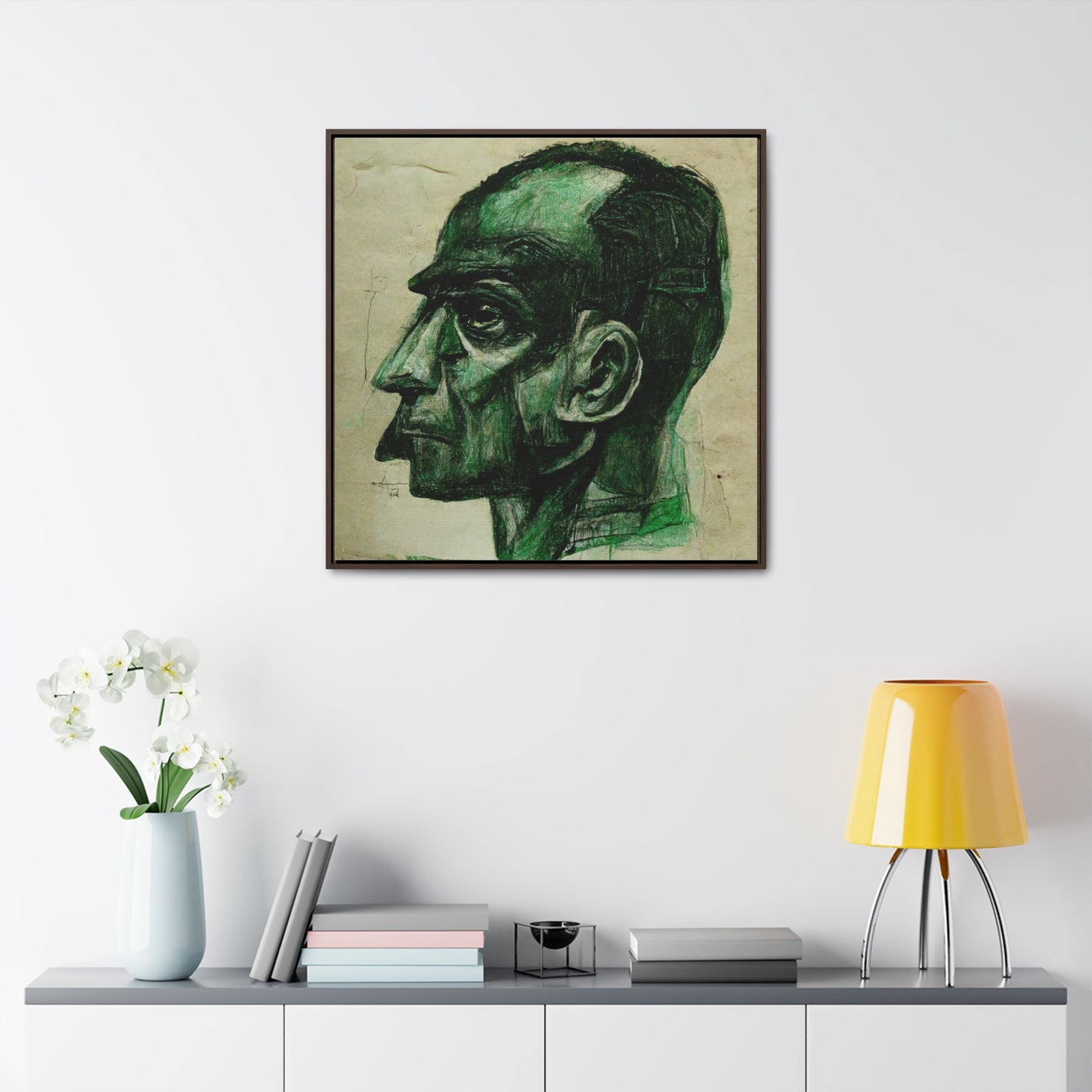 Heads 12, Valentinii, Gallery Canvas Wraps, Square Frame