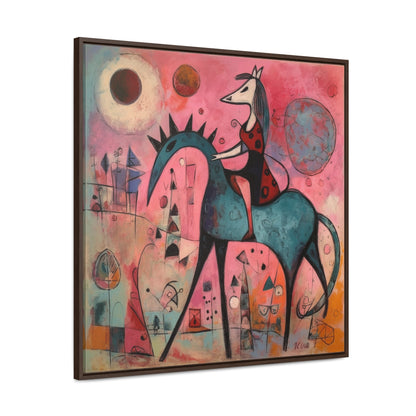 The Dreams of the Child 19, Gallery Canvas Wraps, Square Frame