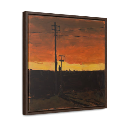 Land of the Sun 65, Valentinii, Gallery Canvas Wraps, Square Frame