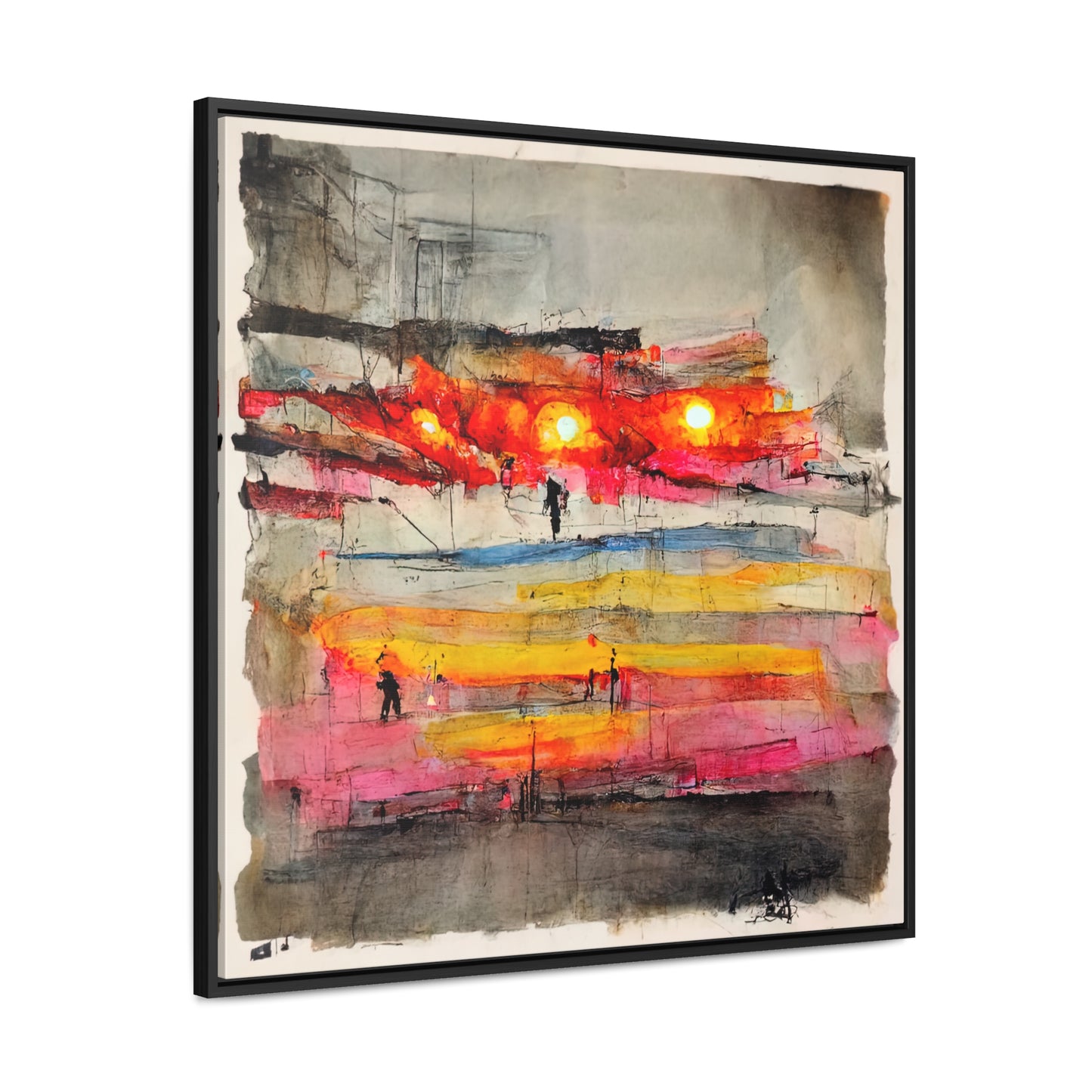 Land of the Sun 9, Valentinii, Gallery Canvas Wraps, Square Frame