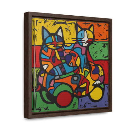 Cat 145, Gallery Canvas Wraps, Square Frame