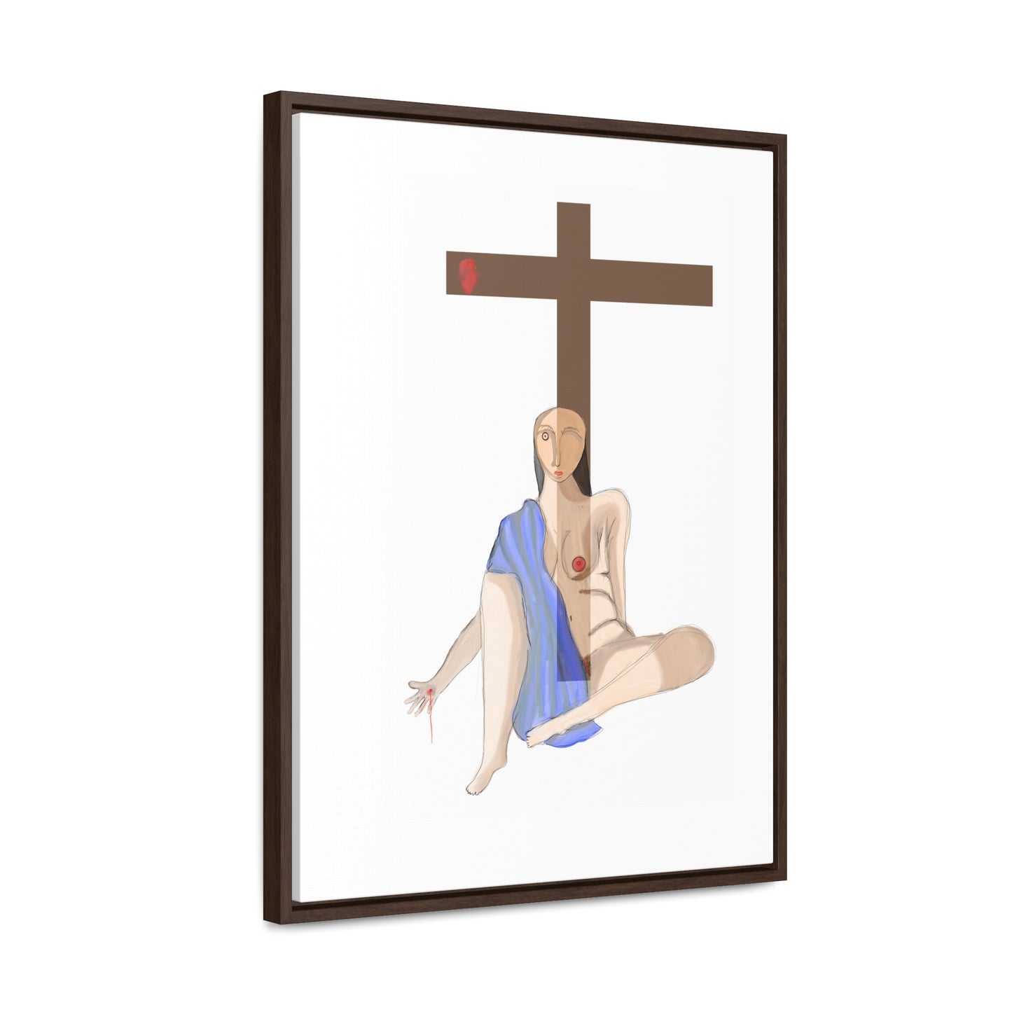 Cross, Original Eduard Pavel, Gallery Canvas Wraps, Vertical Frame