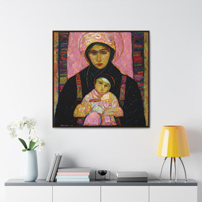 Mary and the Child 6, Valentinii, Gallery Canvas Wraps, Square Frame