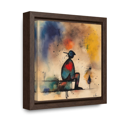 Sad Man 4, Valentinii, Gallery Canvas Wraps, Square Frame