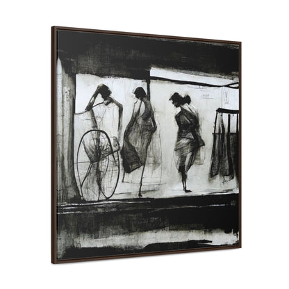 Domestic Memories 24, Valentinii, Gallery Canvas Wraps, Square Frame