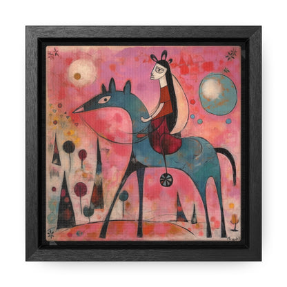 The Dreams of the Child 45, Gallery Canvas Wraps, Square Frame