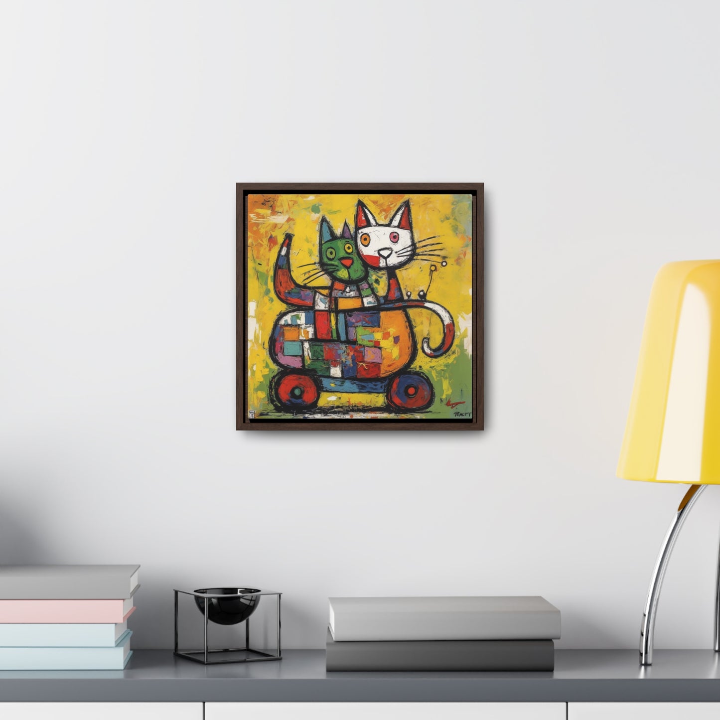 Cat 155, Gallery Canvas Wraps, Square Frame