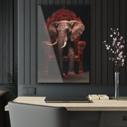 The Elephant King,  Acrylic Prints