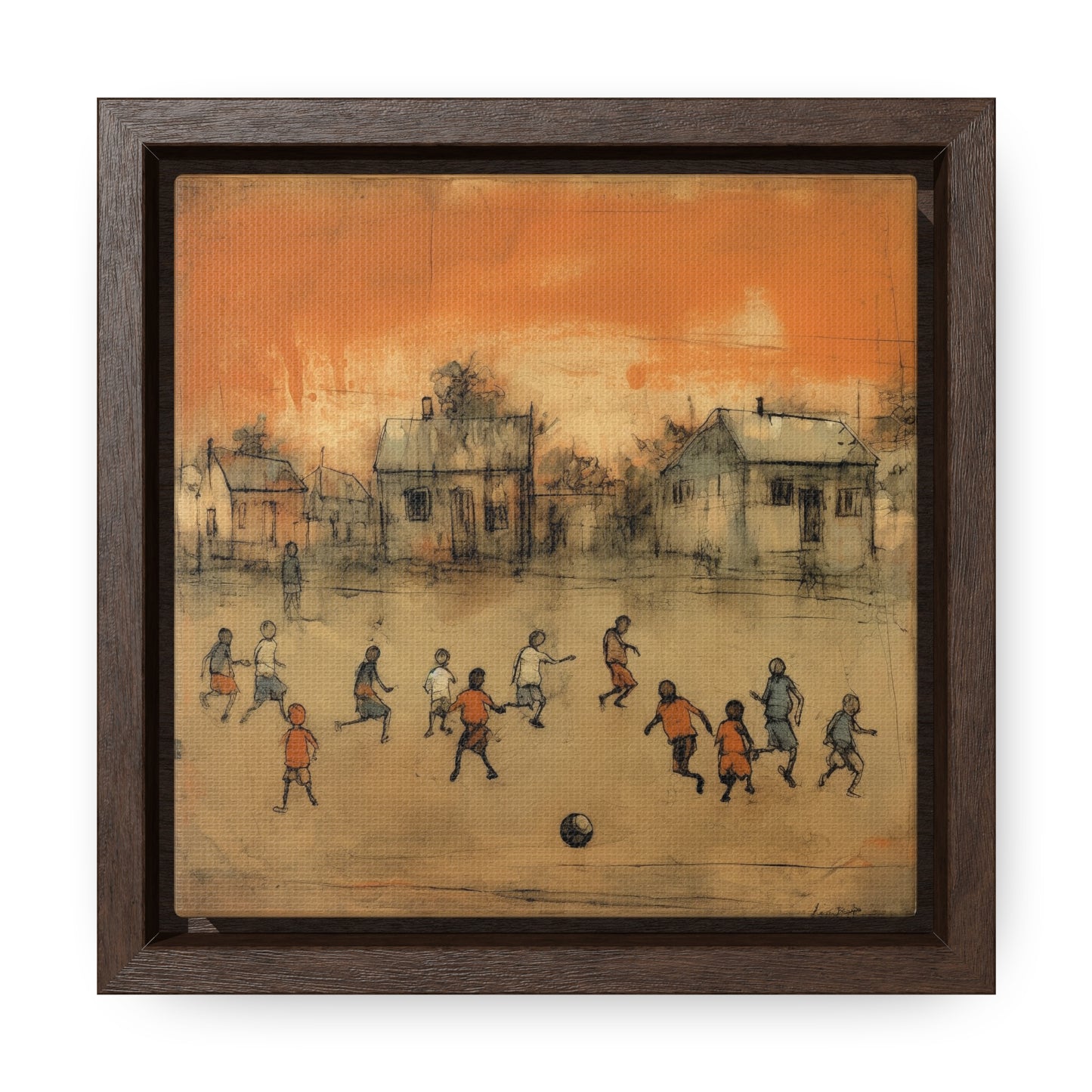 Childhood 29, Gallery Canvas Wraps, Square Frame