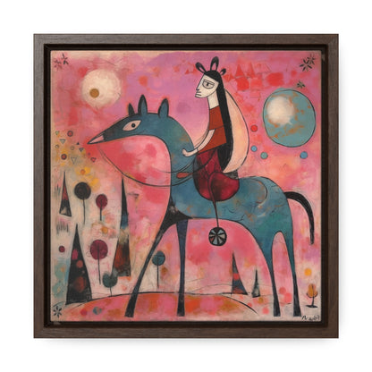 The Dreams of the Child 45, Gallery Canvas Wraps, Square Frame