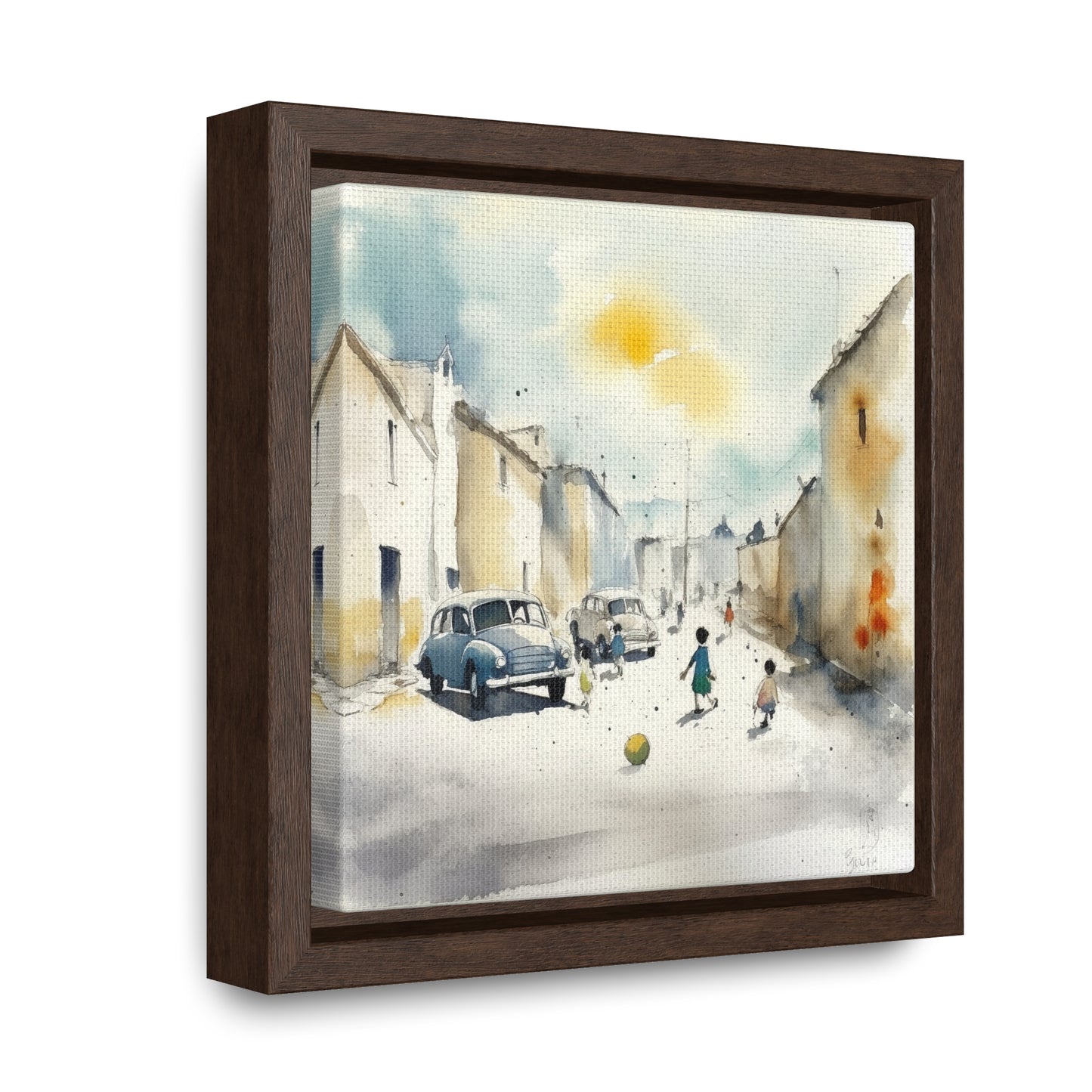 Childhood 14, Gallery Canvas Wraps, Square Frame