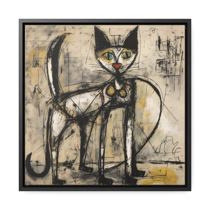 Cat 47, Gallery Canvas Wraps, Square Frame