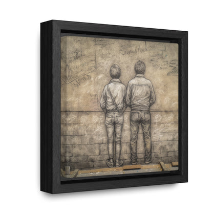 The Courage of Vulnerability 12, Valentinii, Gallery Canvas Wraps, Square Frame