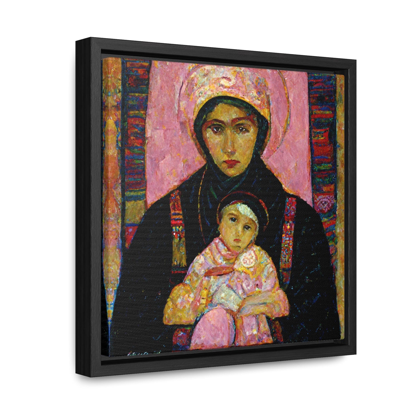 Mary and the Child 6, Valentinii, Gallery Canvas Wraps, Square Frame