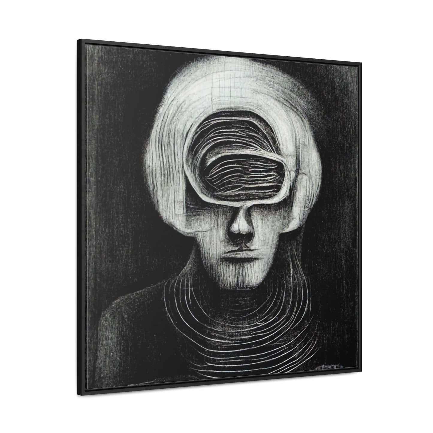 Brain 28, Valentinii, Gallery Canvas Wraps, Square Frame