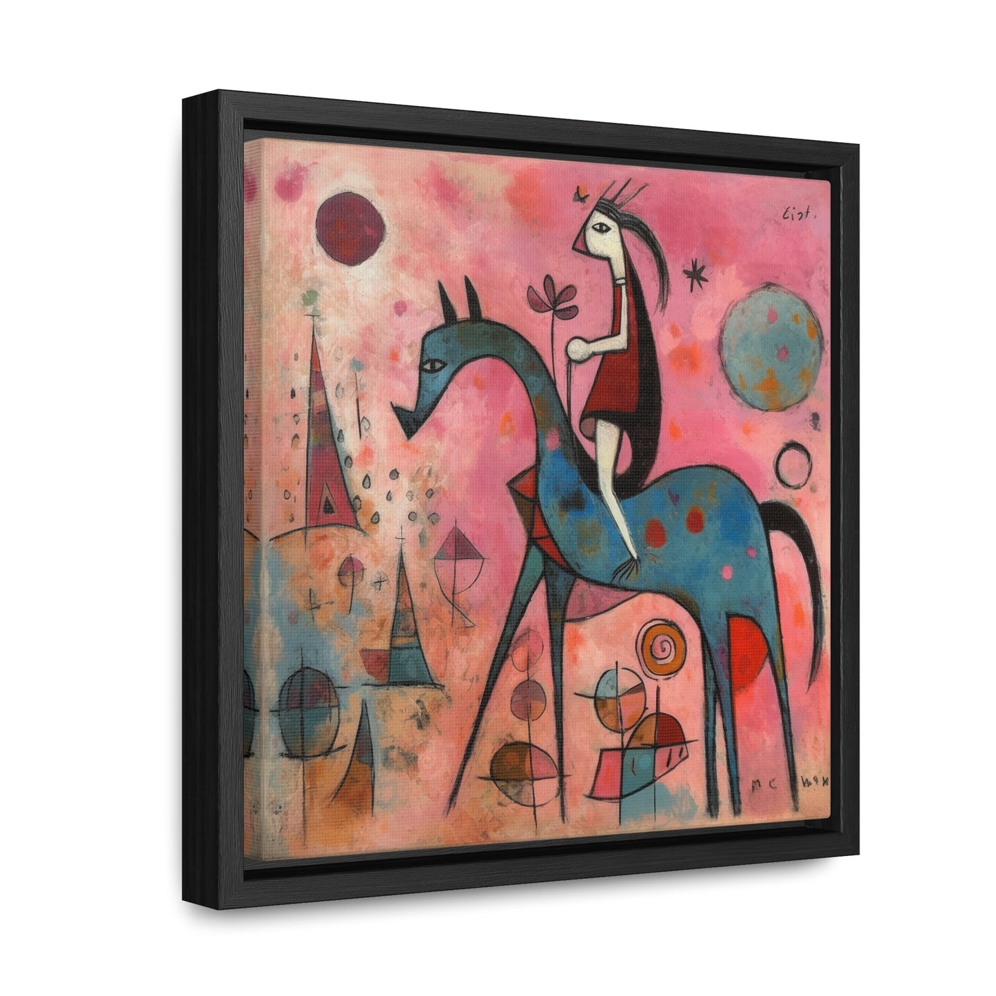 The Dreams of the Child 4, Gallery Canvas Wraps, Square Frame