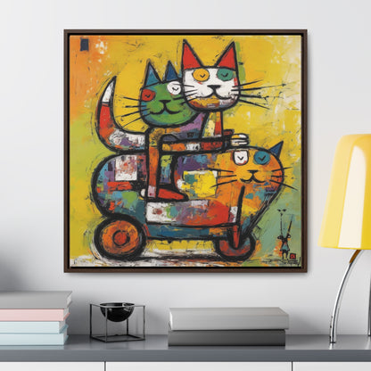 Cat 140, Gallery Canvas Wraps, Square Frame