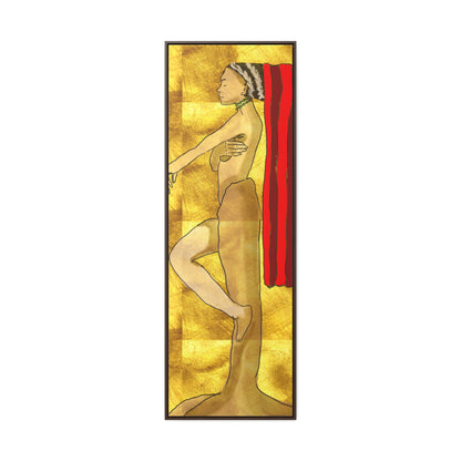 Woman in Gold, Original Eduard Pavel, Gallery Canvas Wraps, Vertical Frame