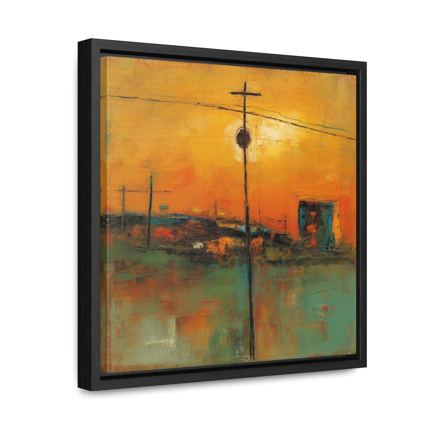 Land of the Sun 57, Valentinii, Gallery Canvas Wraps, Square Frame