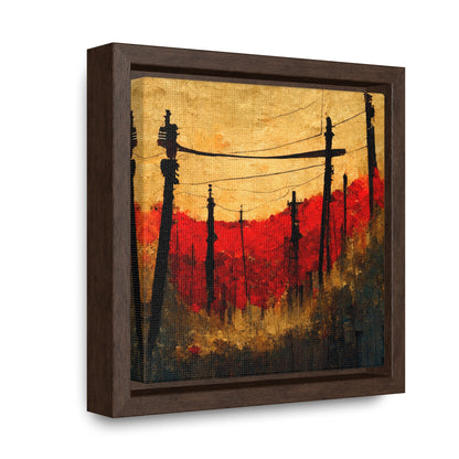 Land of the Sun 18, Valentinii, Gallery Canvas Wraps, Square Frame