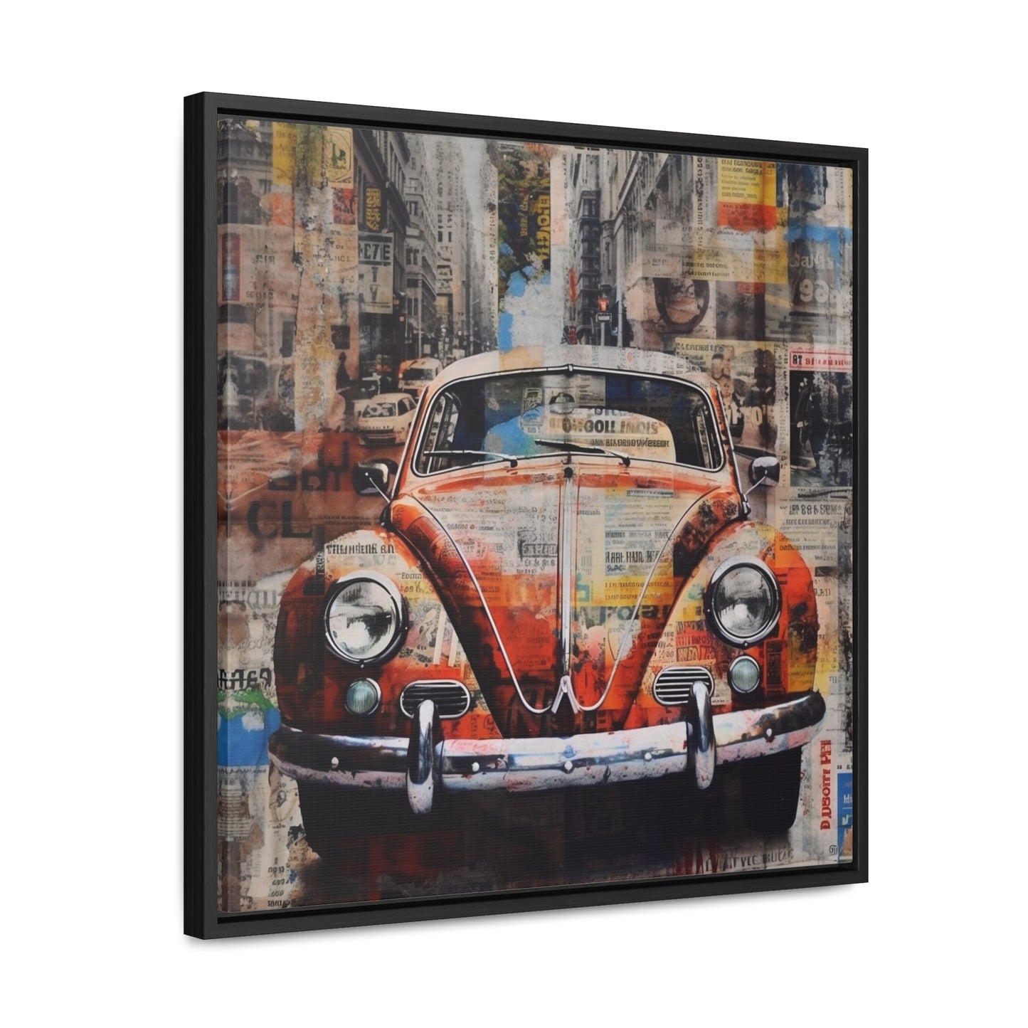 USA 7, Gallery Canvas Wraps, Square Frame