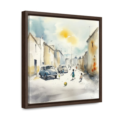 Childhood 14, Gallery Canvas Wraps, Square Frame