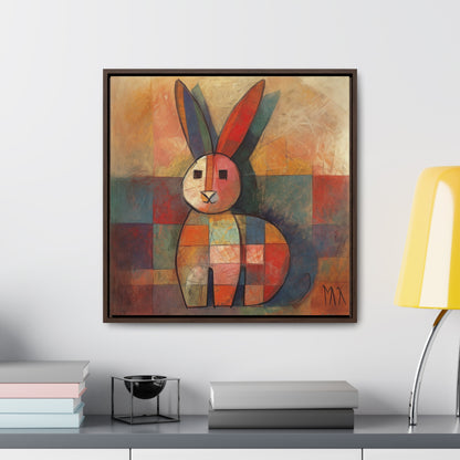 Rabbit 36, Gallery Canvas Wraps, Square Frame