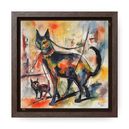 Cat 73, Gallery Canvas Wraps, Square Frame