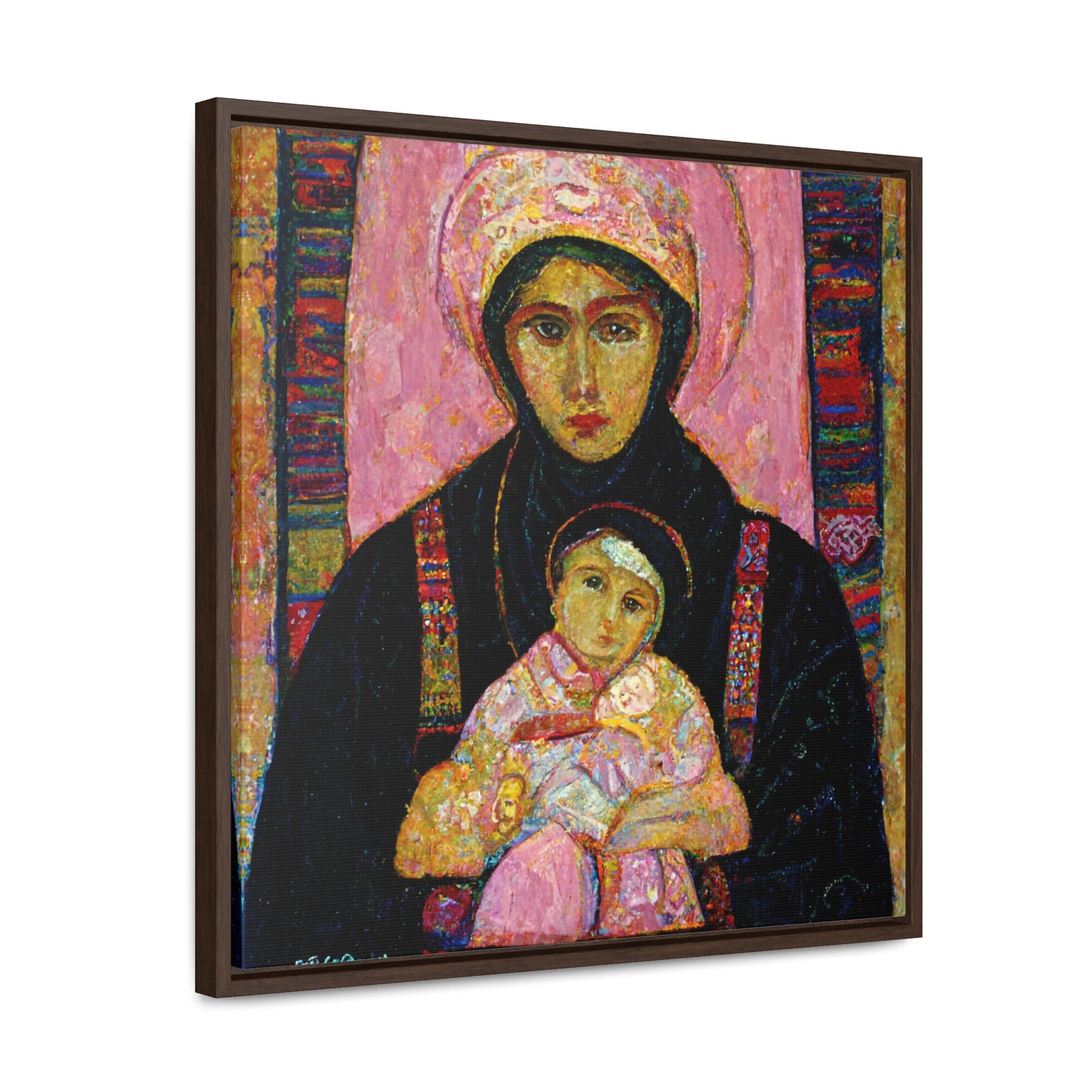 Mary and the Child 29, Valentinii, Gallery Canvas Wraps, Square Frame