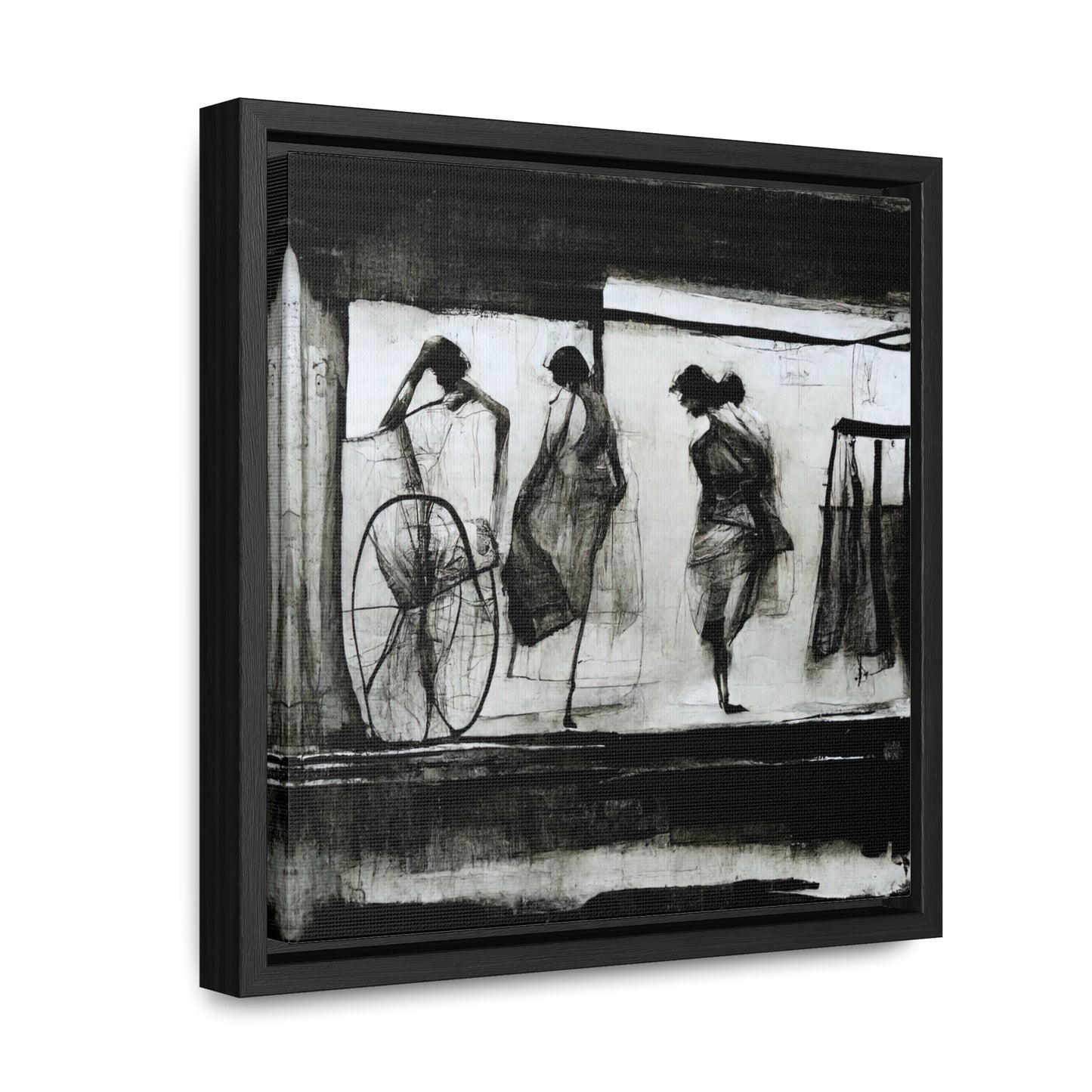 Domestic Memories 24, Valentinii, Gallery Canvas Wraps, Square Frame