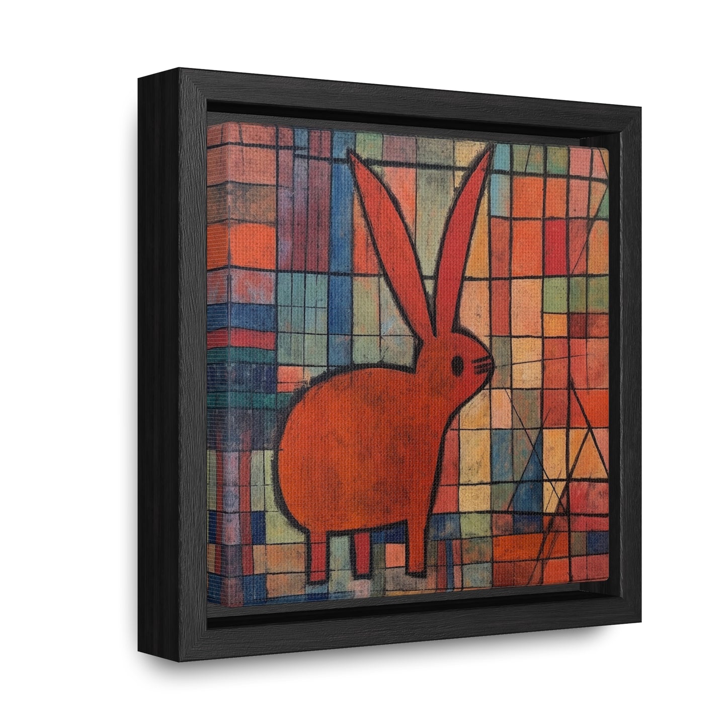 Rabbit 32, Gallery Canvas Wraps, Square Frame