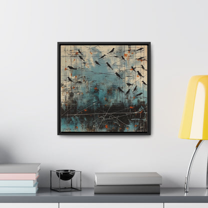 Bird 21, Gallery Canvas Wraps, Square Frame