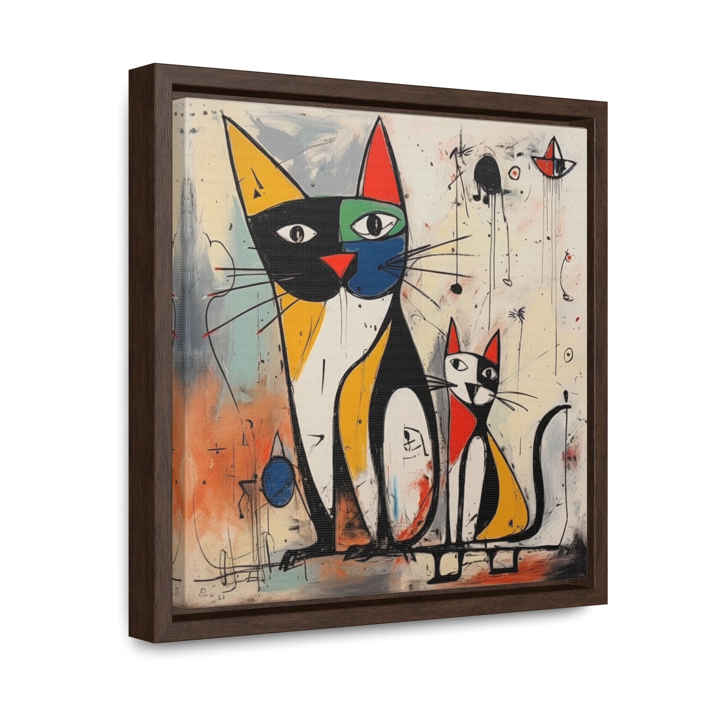 Cat 40, Gallery Canvas Wraps, Square Frame