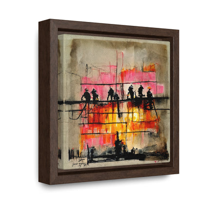 Land of the Sun 3, Valentinii, Gallery Canvas Wraps, Square Frame