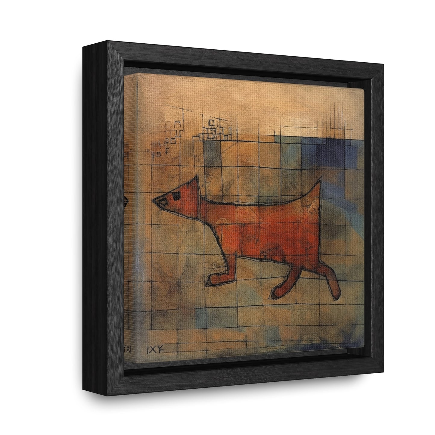 V Dog 11, Gallery Canvas Wraps, Square Frame