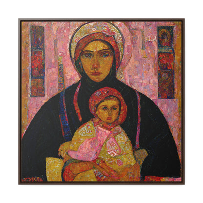 Mary and the Child 15, Valentinii, Gallery Canvas Wraps, Square Frame