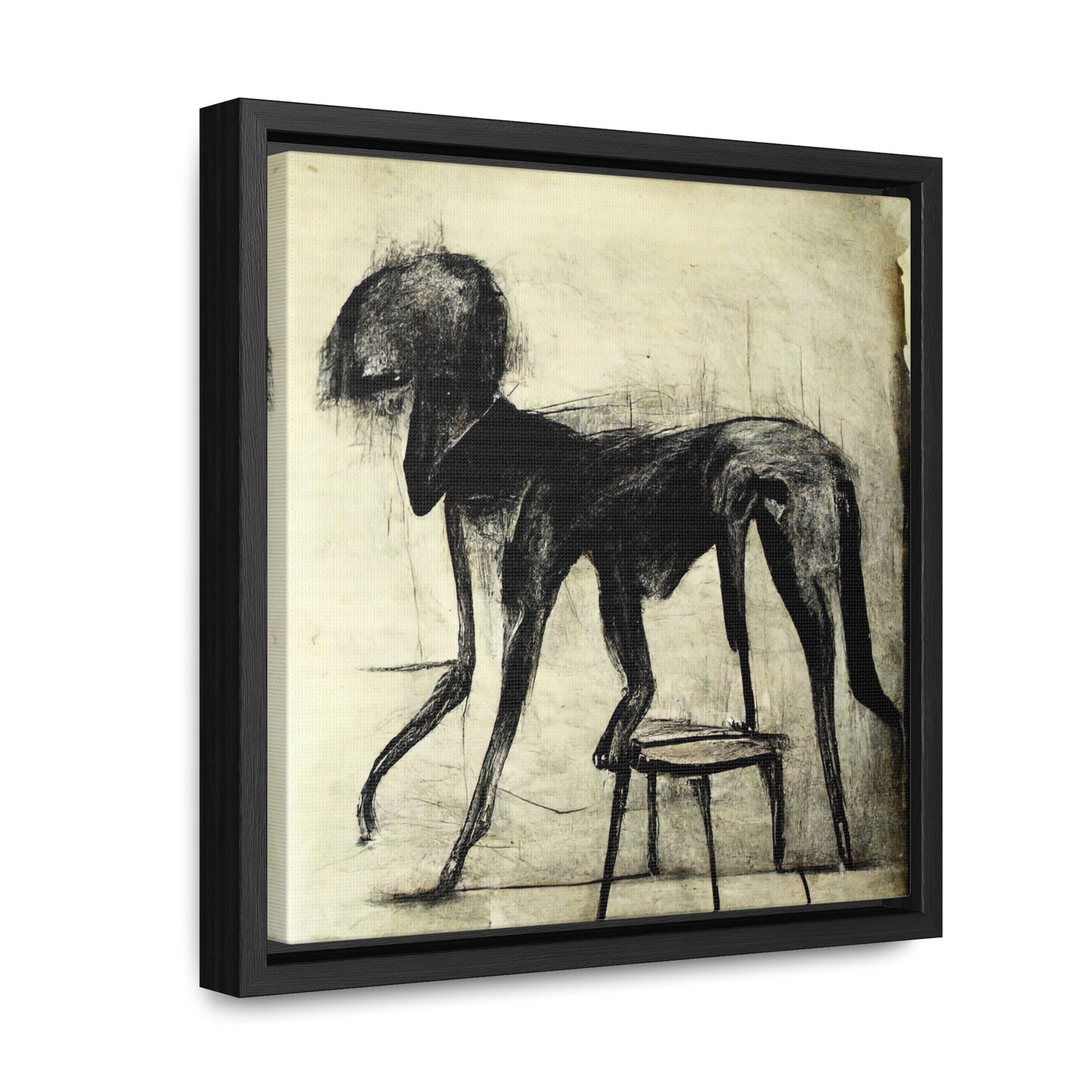 Dogs and Puppies 25, Valentinii, Gallery Canvas Wraps, Square Frame