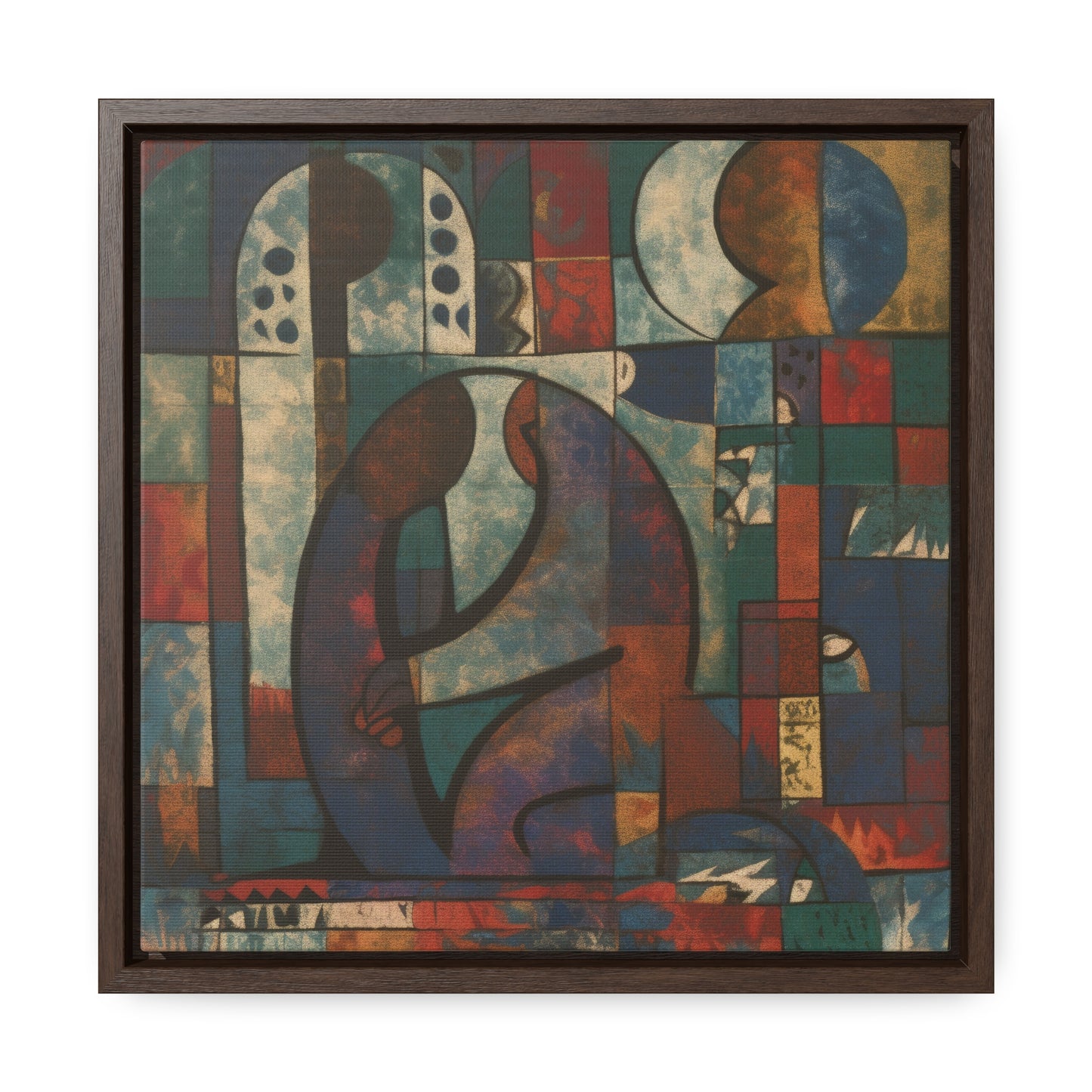 Sad Man 11, Valentinii, Gallery Canvas Wraps, Square Frame