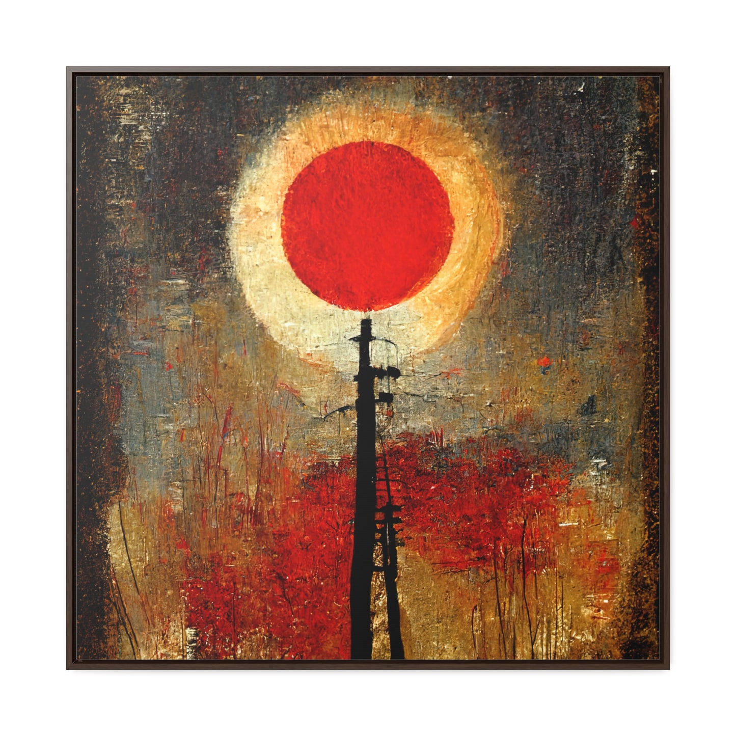 Land of the Sun 11, Valentinii, Gallery Canvas Wraps, Square Frame