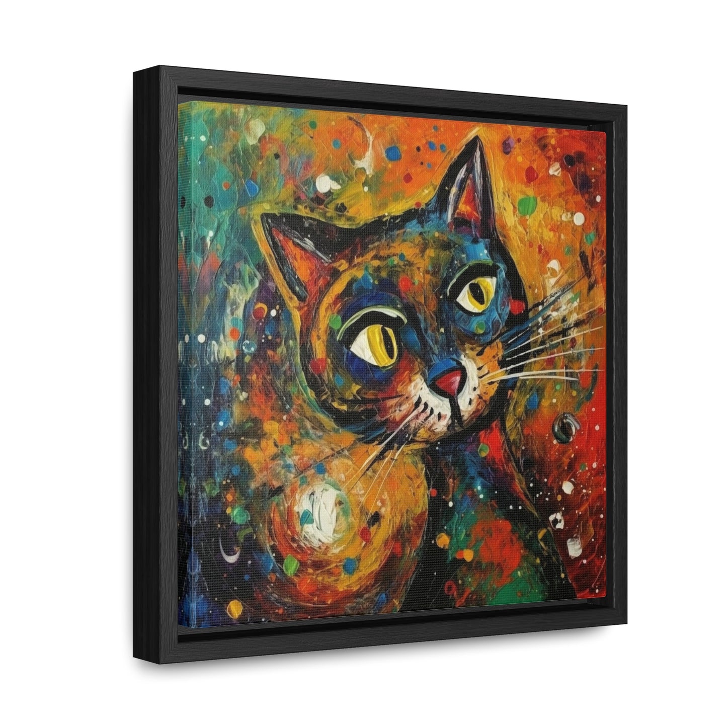 Cat 131, Gallery Canvas Wraps, Square Frame