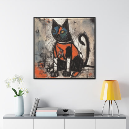 Cat 34, Gallery Canvas Wraps, Square Frame